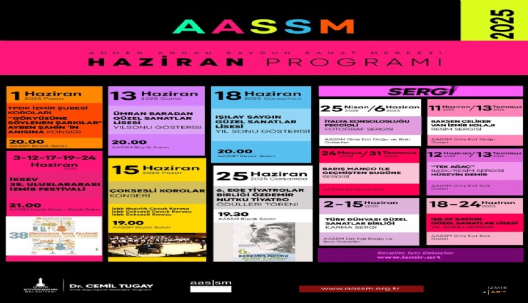Haziran ayında sanat dolu günler
