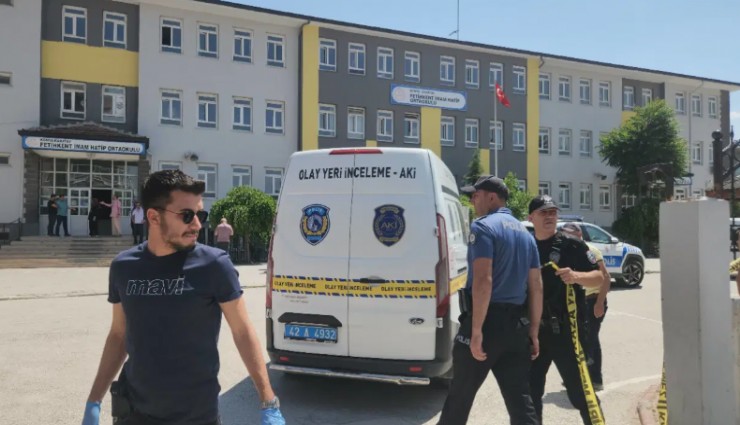 Konya'da okulda silahlı saldırı: Öğretmen öldürüldü