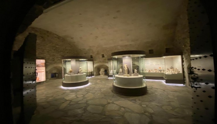 Marmaris Kalesi'nde gece müzesi