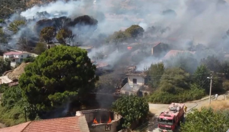 Bayındır’da yangın: Bir yerleşim alanı boşaltıldı