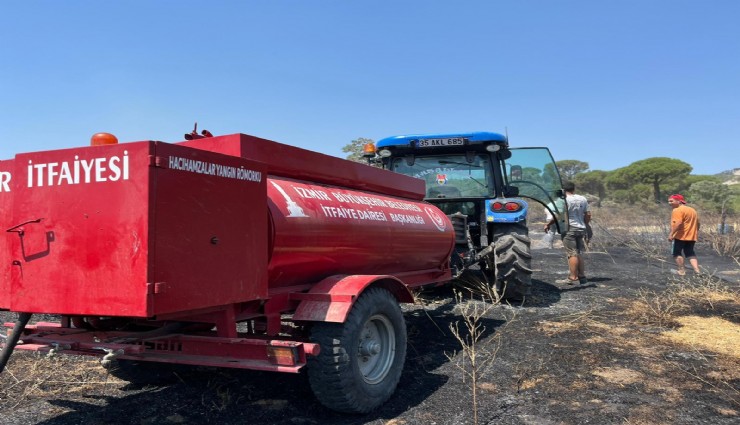 Bergama'daki orman yangını kontrol altına alındı