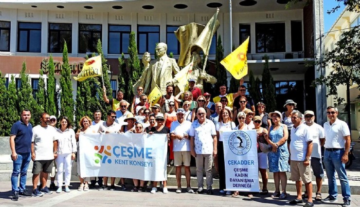 Çeşme’de su isyanı