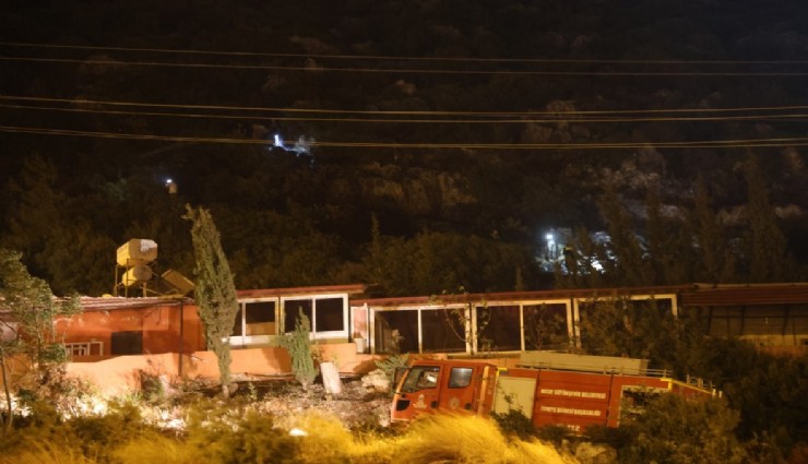 Evlilik teklifinde atılan havai fişekler ağaçlık alanda yangınına sebep oldu