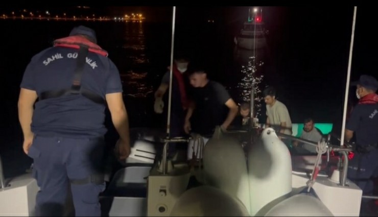 İzmir açıklarında 40 düzensiz göçmen yakalandı