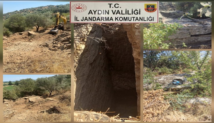 Kaçak kazı yaparken suçüstü yakalandılar