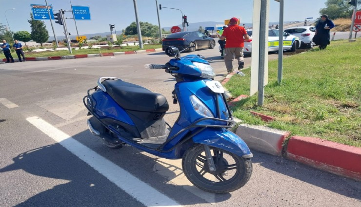 Kütahya'da 2 motosiklet çarpıştı