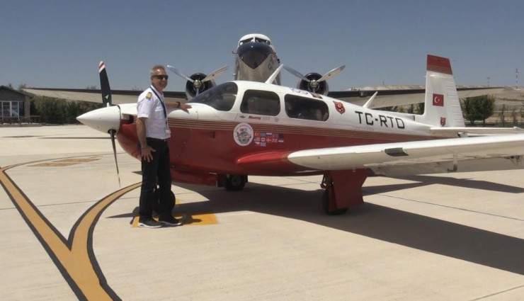 Tek motorlu yaşlı uçakla dünya turuna çıktı, Bayburt'ta düştü: 3 kişinin bulunduğu jette pilot ve eşi ağır yaralandı