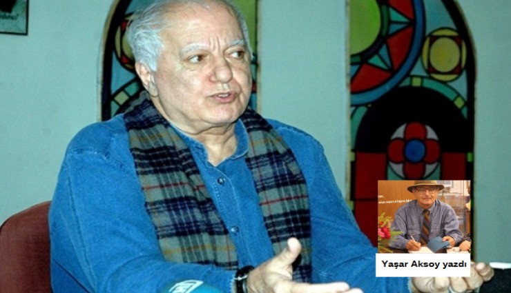 Yan masada oturan Erotik Filmler Yönetmeni Ülkü Erakalın..
