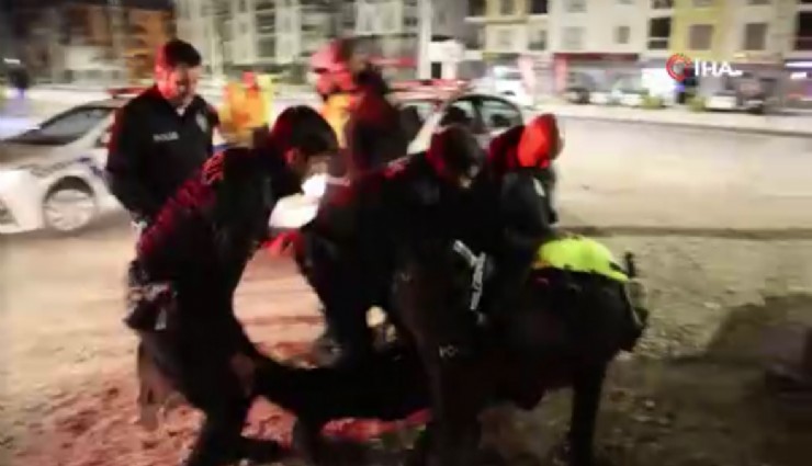 ''Türk polisinden kaçılmaz'' deyip defalarca kaçan sürücü kaza yaptı