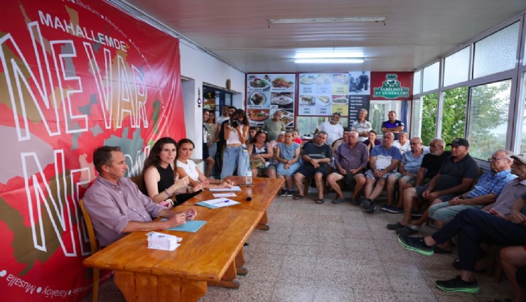 Başkan Denizli’den Ildır’da Ne Var Ne Yok Buluşması