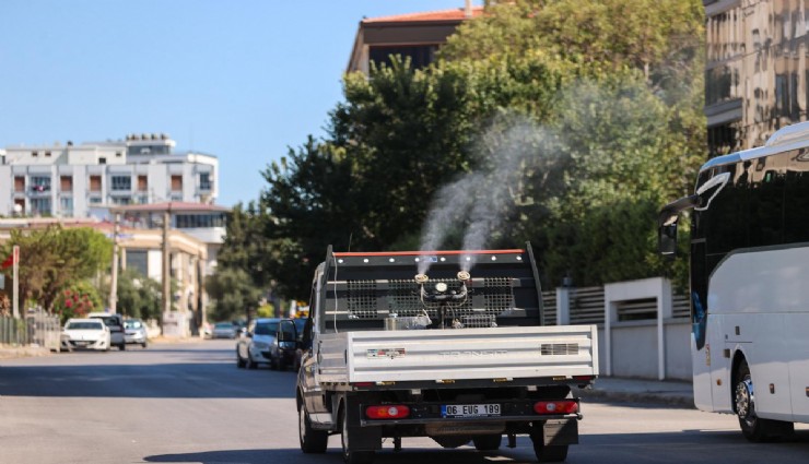 Buca Belediyesi sahadaki ilaçlama çalışmalarını yoğunlaştırdı