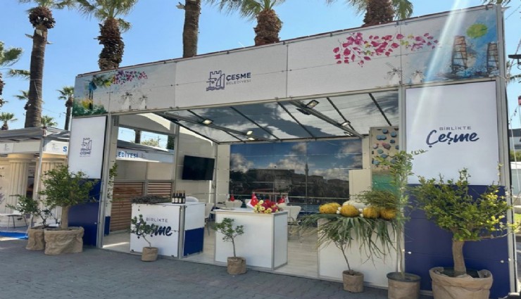 Çeşme Belediyesi, 94. İzmir Enternasyonal Fuarı’nda tanıtımını sürdürdü
