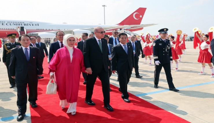 Cumhurbaşkanı Erdoğan Çin'de