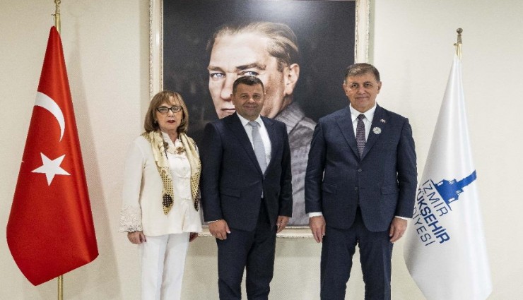 İEF’nin onur konuğu Bosna-Hersek’ten Başkan Tugay’a ziyaret: 