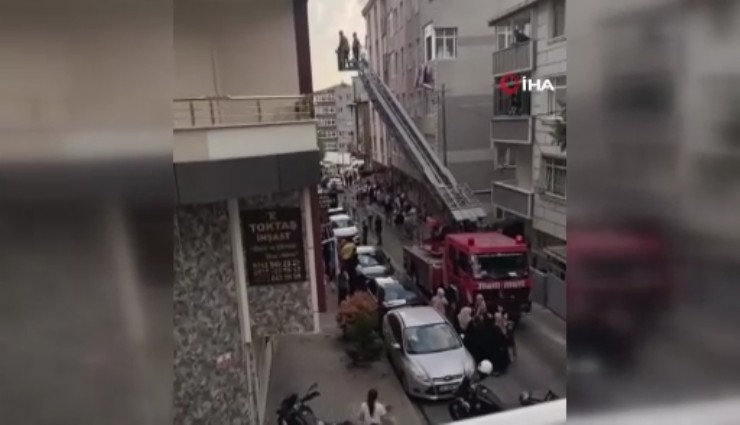 İstanbul'da hareketli saatler: Ailesini rehin aldı 3. kattan atladı