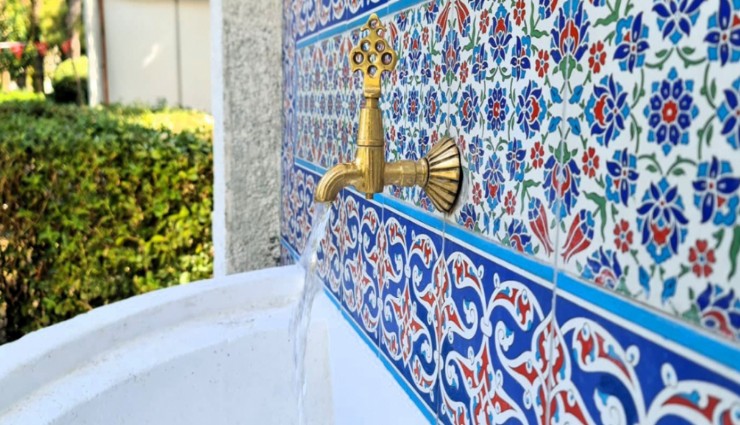 Kültürpark’ın tarihi çeşmesi 94’üncü İEF’ye hazır