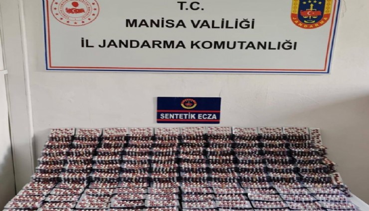 Manisa'da 30 bin sentetik ecza hapı ele geçirildi: 2 tutuklama