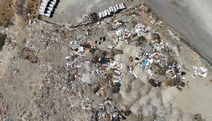 Seferihisar Belediyesi’nden drone destekli kaçak hafriyat denetimi