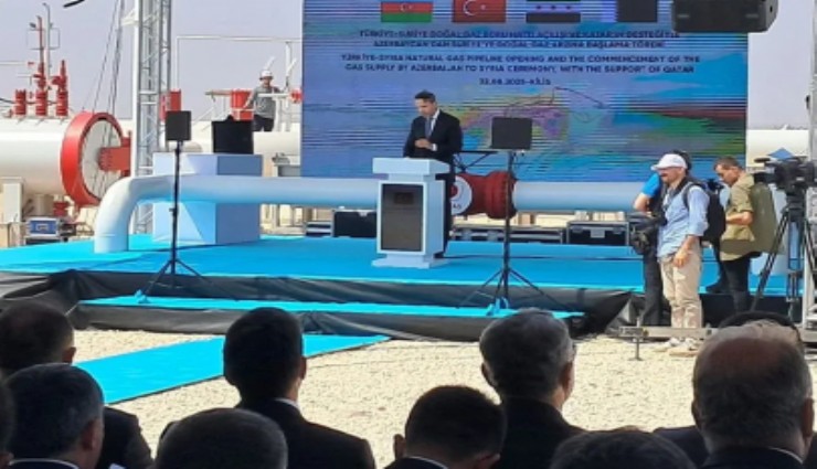 Türkiye-Suriye Doğal Gaz Boru Hattı açıldı