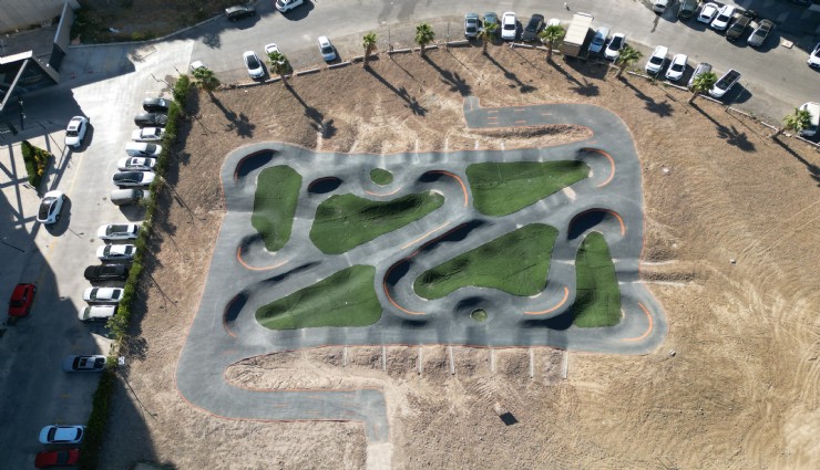 Üniversiteli gençler Pump Track Parkı'na tam not verdi