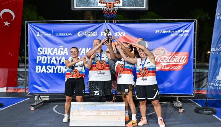 3x3 Streetball İzmir Cup 2025 sona erdi: 52 takım, 208 sporcu kıyasıya yarıştı