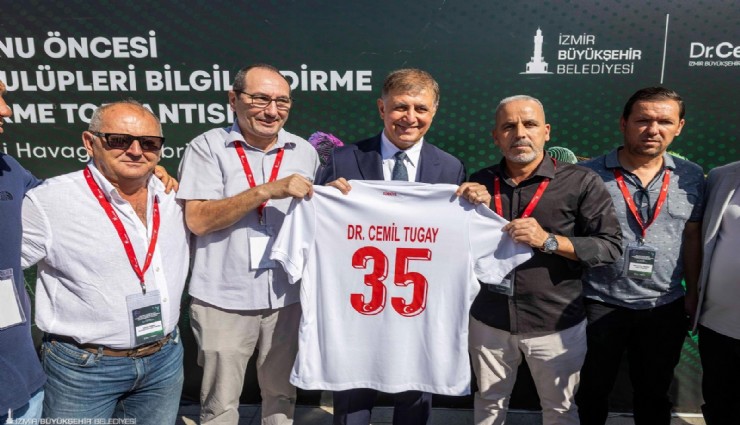 Başkan Tugay, İzmir’in amatör spor kulüpleriyle bir araya geldi