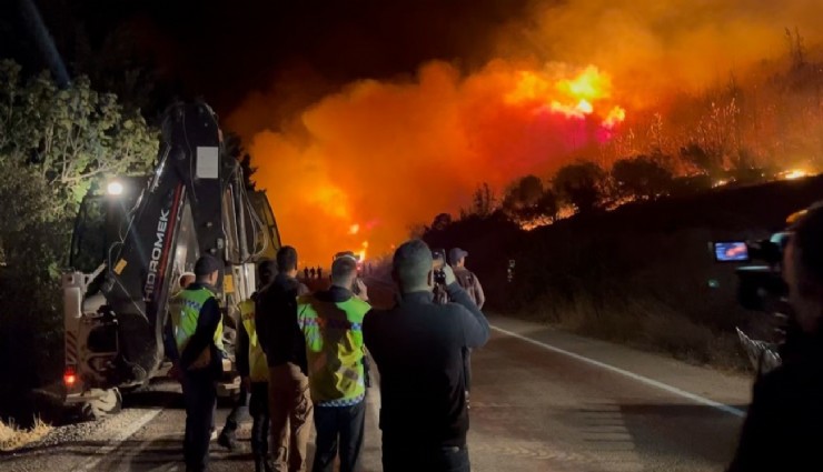 Bursa’daki orman yangını Akçasusurluk köyüne yaklaştı, yerleşim alanları boşaltıldı