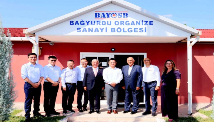 Çinli Qijing Machinery yatırım için BAYOSB’yi gezdi