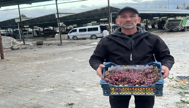 2025 yılı üzümlerini 2026’da bitirdi