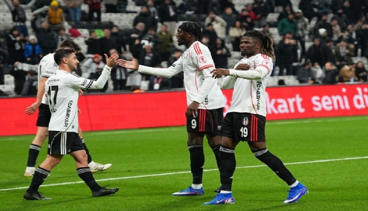Beşiktaş kupa'da 2'de 2 yaptı: Keçiöreni 3-0 mağlup etti