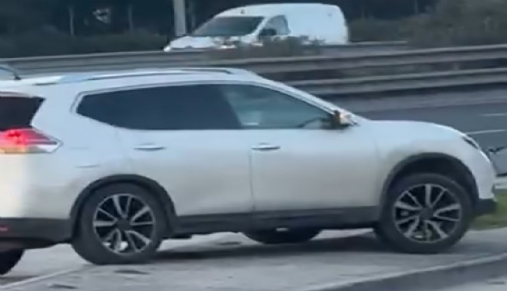 İzmir'de orta refüjden karşı şeride geçti, ceza kaçınılmaz oldu