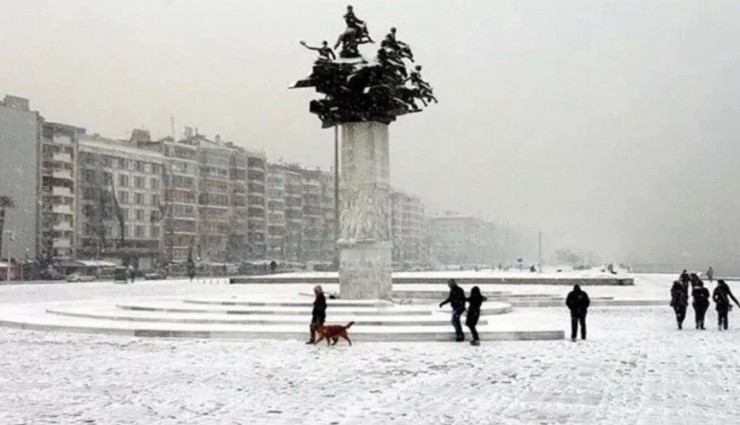 İzmir'e kar geliyor: Meteoroloji yarın bazı ilçelerde kar yağacağını duyurdu