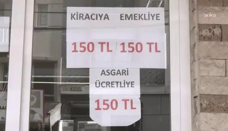 İzmirli berberden askıda tıraş uygulaması