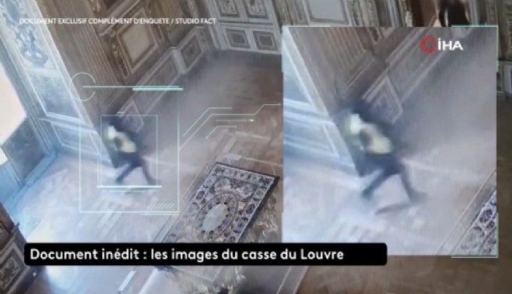 Louvre böyle soyulmuş