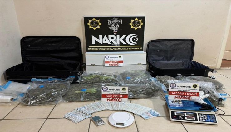 Marmaris’te uyuşturucu operasyonu: 5 tutuklama