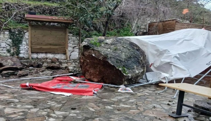 Soma’da heyelan alarmı