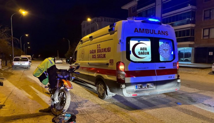 Uşak'ta motosiklet kazası: 1 can kaybı