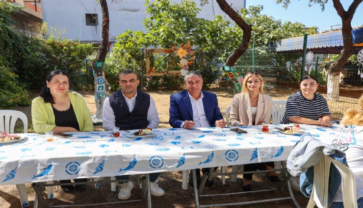 Buca’da kursiyerler bahçe buluşmasında bir araya geldi