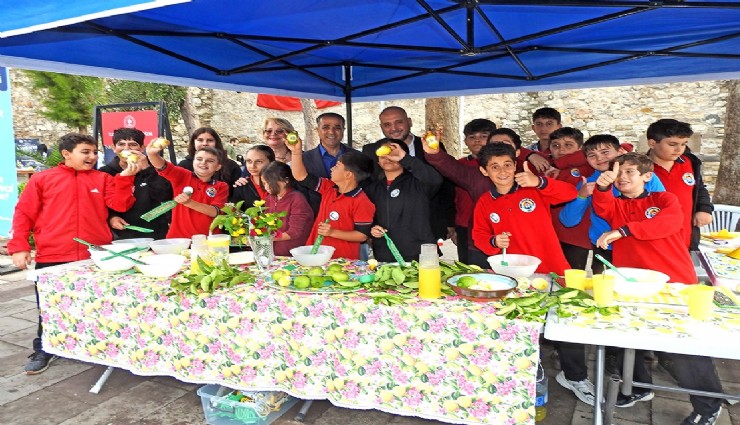 Çeşme Kalesi'nde çocuklara limonata atölyesi: Tarih ve lezzet bir arada