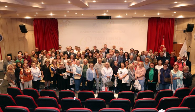 DEÜ’de 60+ Tazelenme Üniversitesi başladı: İlk dersi Rektör Yılmaz verdi