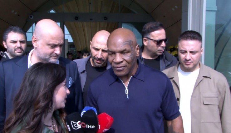Dünyaca ünlü boksör Mike Tyson İstanbul’a geldi