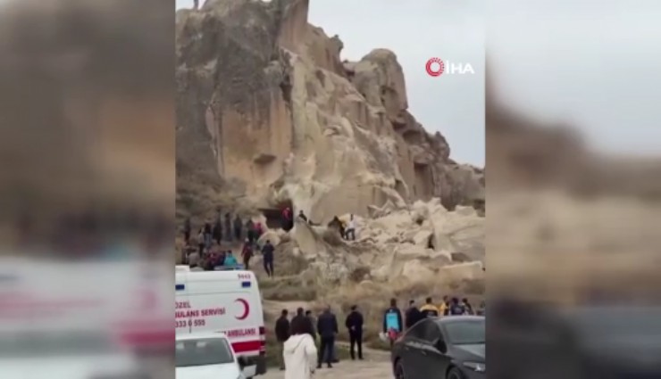 Nevşehir’de peribacası çöktü: Yeni evli çift ve Fransız turist hayatını kaybetti