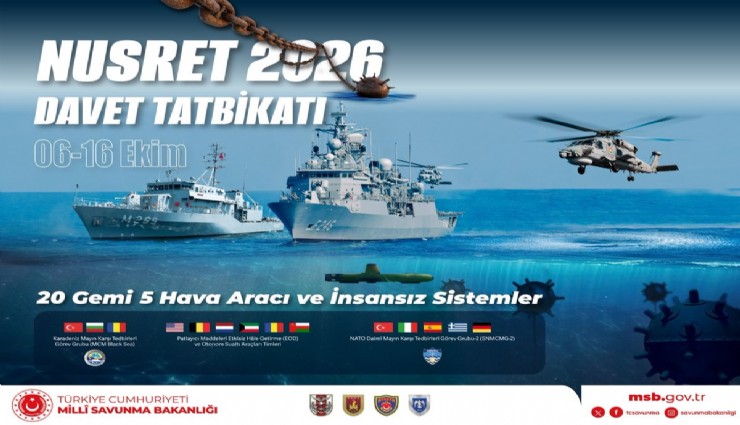 Nusret-2026 Davet Tatbikatı 6 Ekim'de başlıyor
