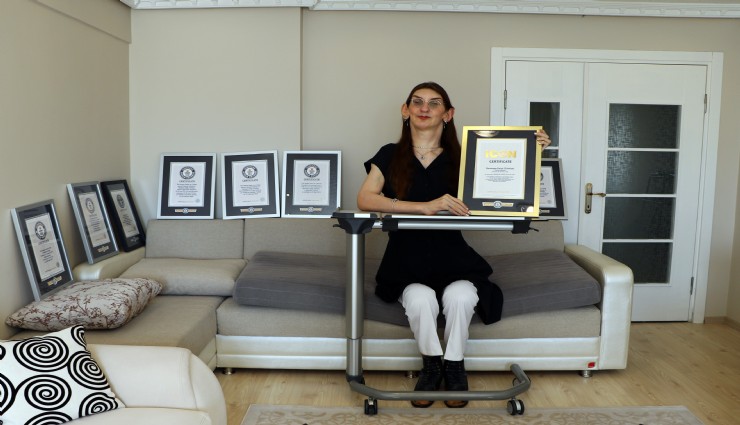 Rümeysa Gelgi'den 12 yılda 8 Guinness rekoru