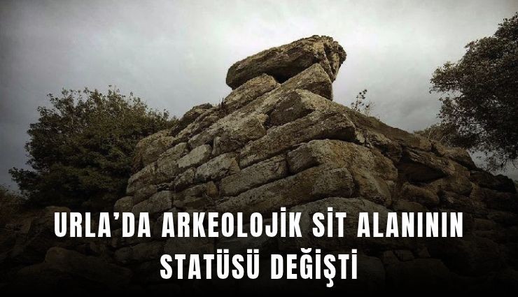 Urla’da arkeolojik sit alanının statüsü değişti