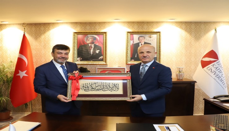 YÖK Başkanı Özvar'dan İzmir Katip Çelebi Üniversitesine ziyaret