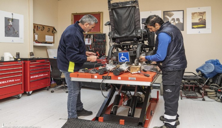 Büyükşehir’den engelli yurttaşlara hayat kolaylaştıran hizmet