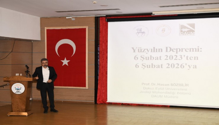 Çiğli'de deprem gerçeği bilimsel verilerle ele alındı