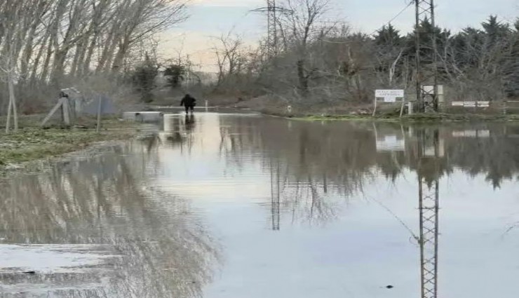 Edirne’de taşkın suları çekiliyor