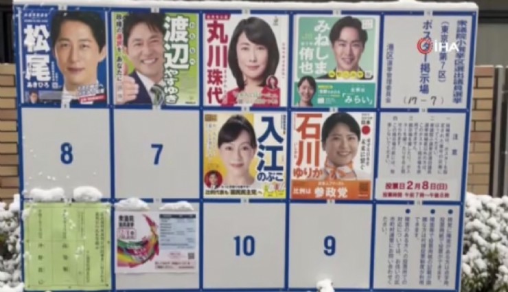 Japonya erken genel seçim kapsamında sandık başına gitti